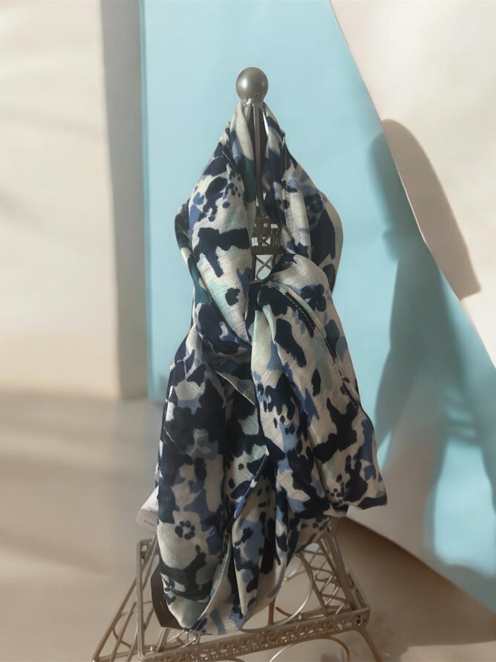Brand New J Jill Blue Wrap Scarf